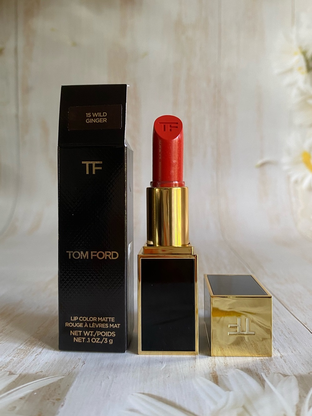 TOM FORD Lip Color Lipstick Matte #15 Wild Ginger 3g / 0.1oz NEW IN BOX